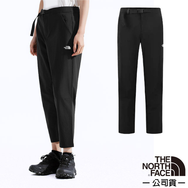  【The North Face】女 TREKKER PLUS PANT 觸膚涼感九分長褲.休閒/8CJT-JK3 宇宙黑✿30E010